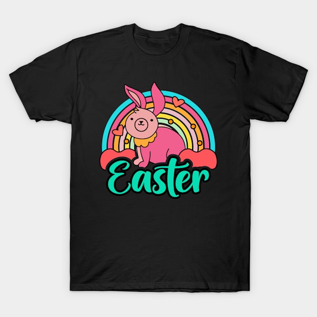 Easter Bunny Rainbow - Easter Day T-Shirt by DMMGear